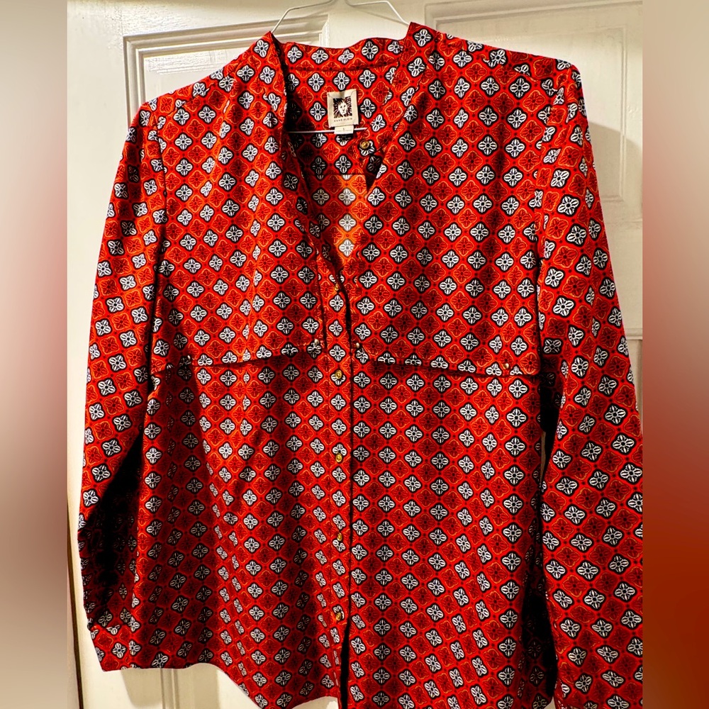 Rich silk fall tunic with cuff details